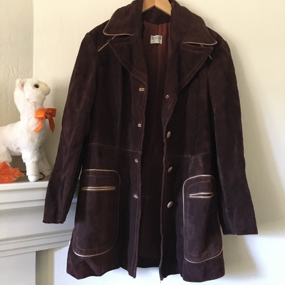 Perfect Vintage Leather Jacket - Warm Winter Coat - Picture 16 of 16